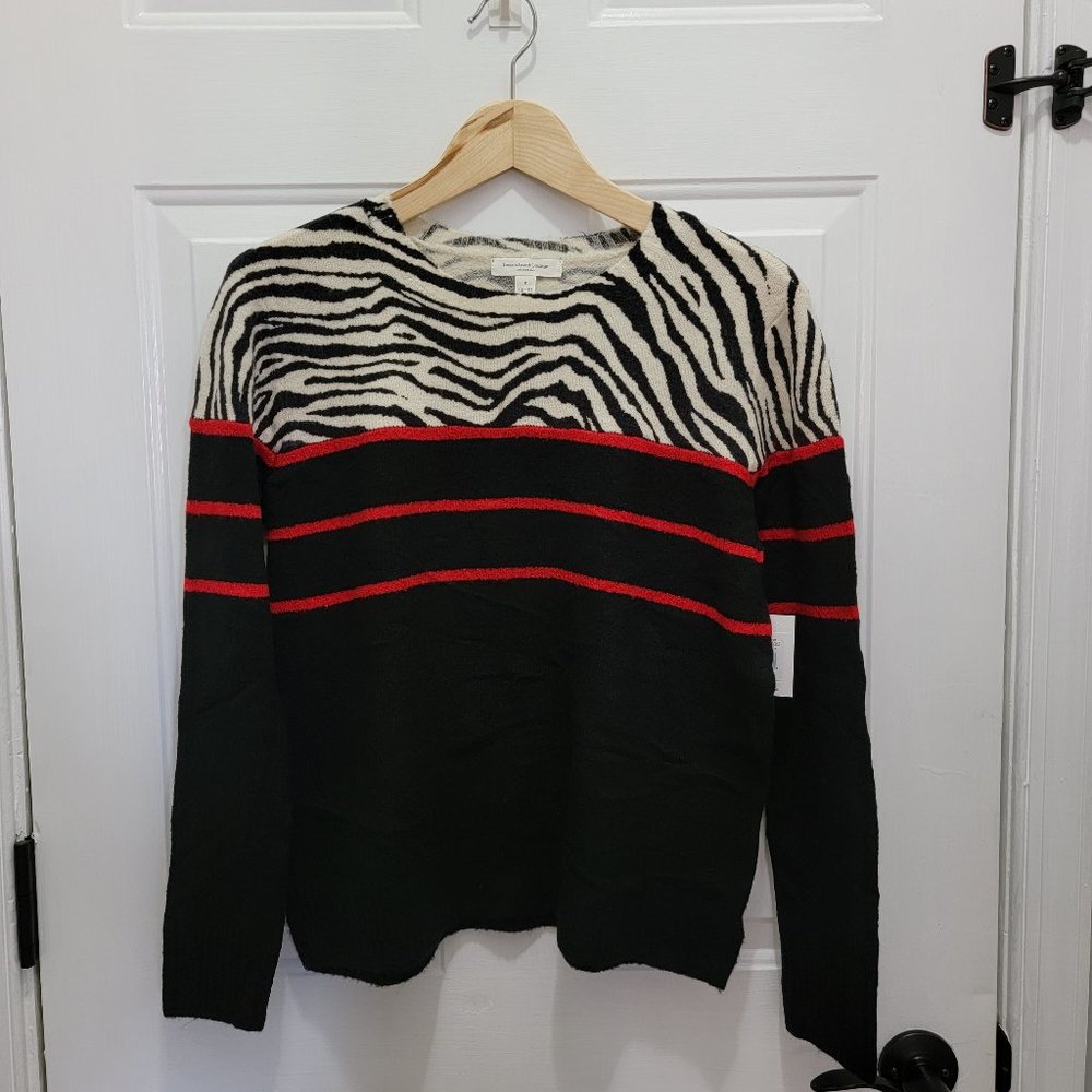 NWT Beachlunchlounge Collection Pattern Sweater Size S (4-6)